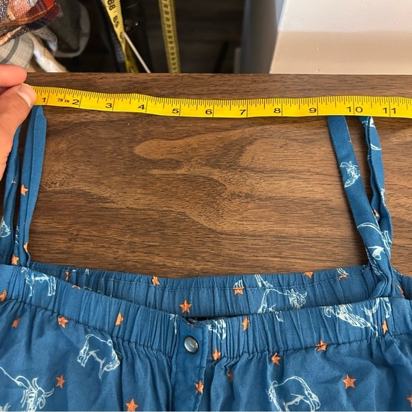 Cruel Blue Print Women's Top L - Picture 8 of 10